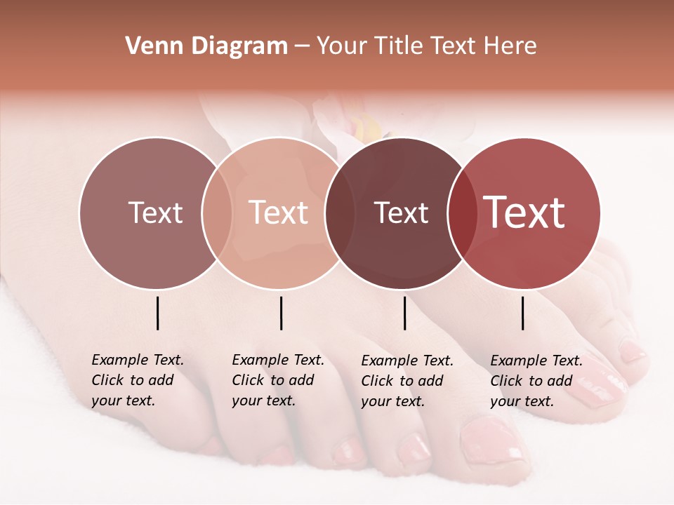 Beauty Toes Foot PowerPoint Template