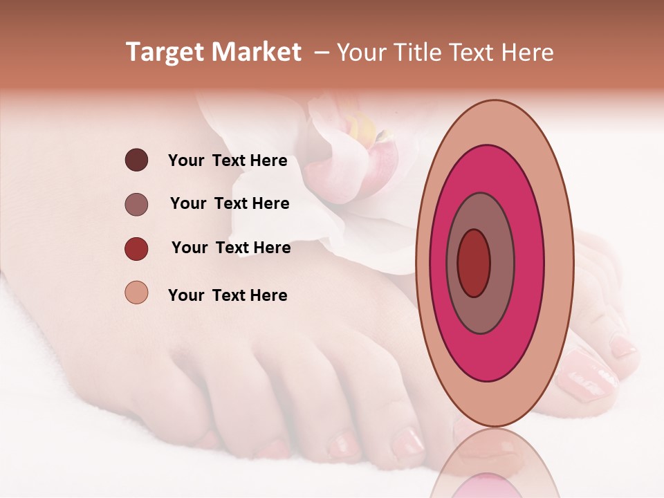 Beauty Toes Foot PowerPoint Template