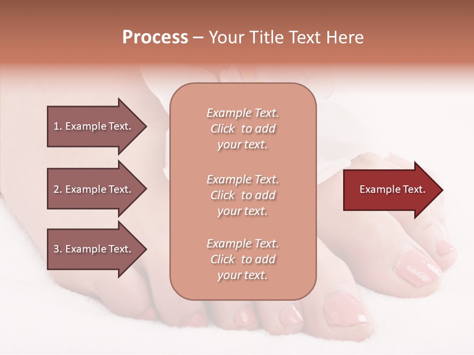 Beauty Toes Foot PowerPoint Template