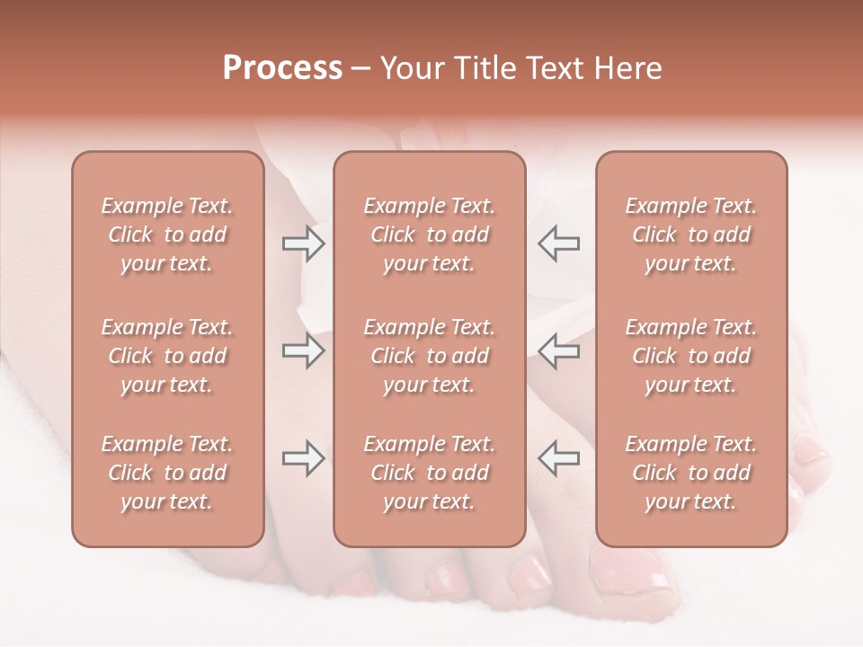 Beauty Toes Foot PowerPoint Template