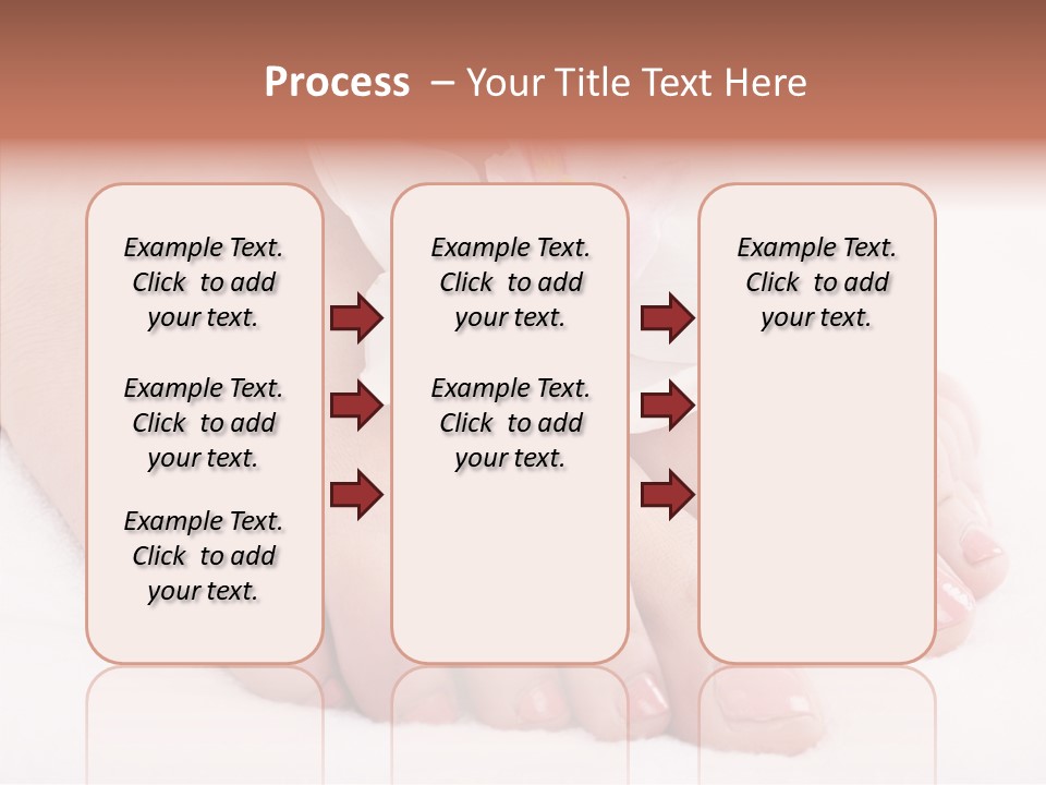 Beauty Toes Foot PowerPoint Template
