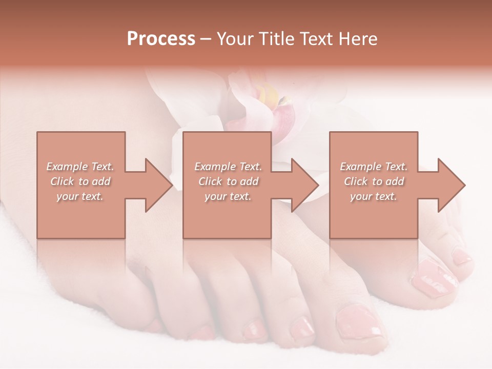 Beauty Toes Foot PowerPoint Template