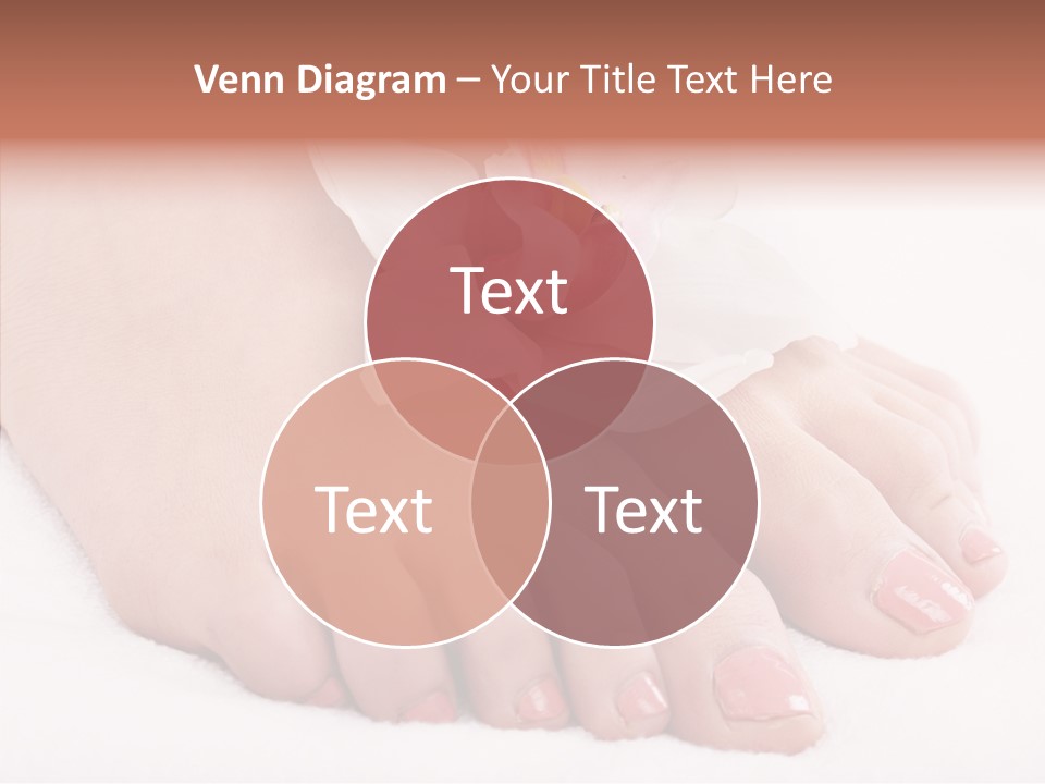 Beauty Toes Foot PowerPoint Template
