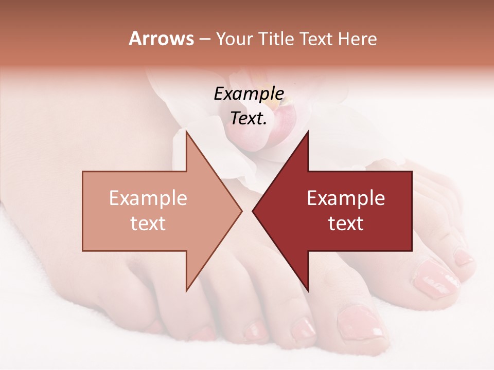 Beauty Toes Foot PowerPoint Template