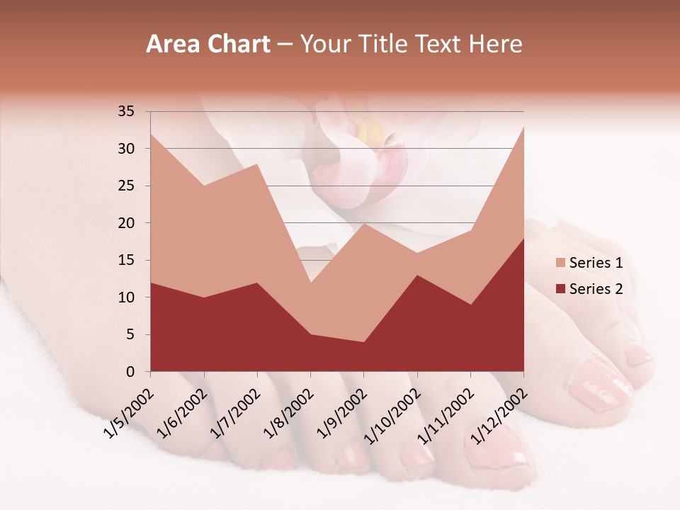 Beauty Toes Foot PowerPoint Template
