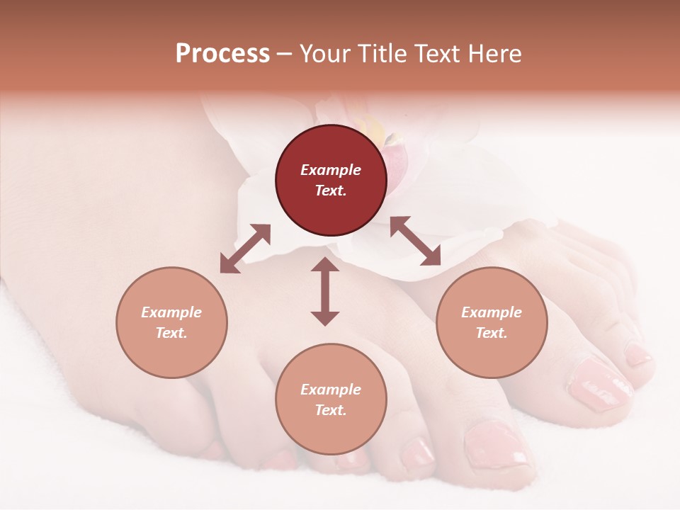 Beauty Toes Foot PowerPoint Template