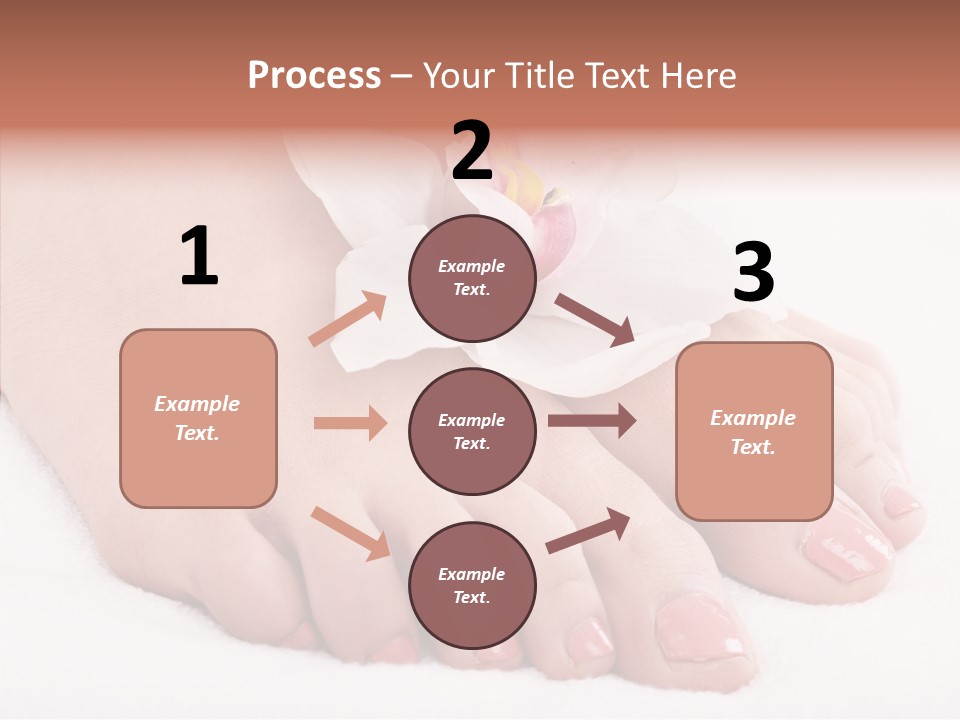 Beauty Toes Foot PowerPoint Template