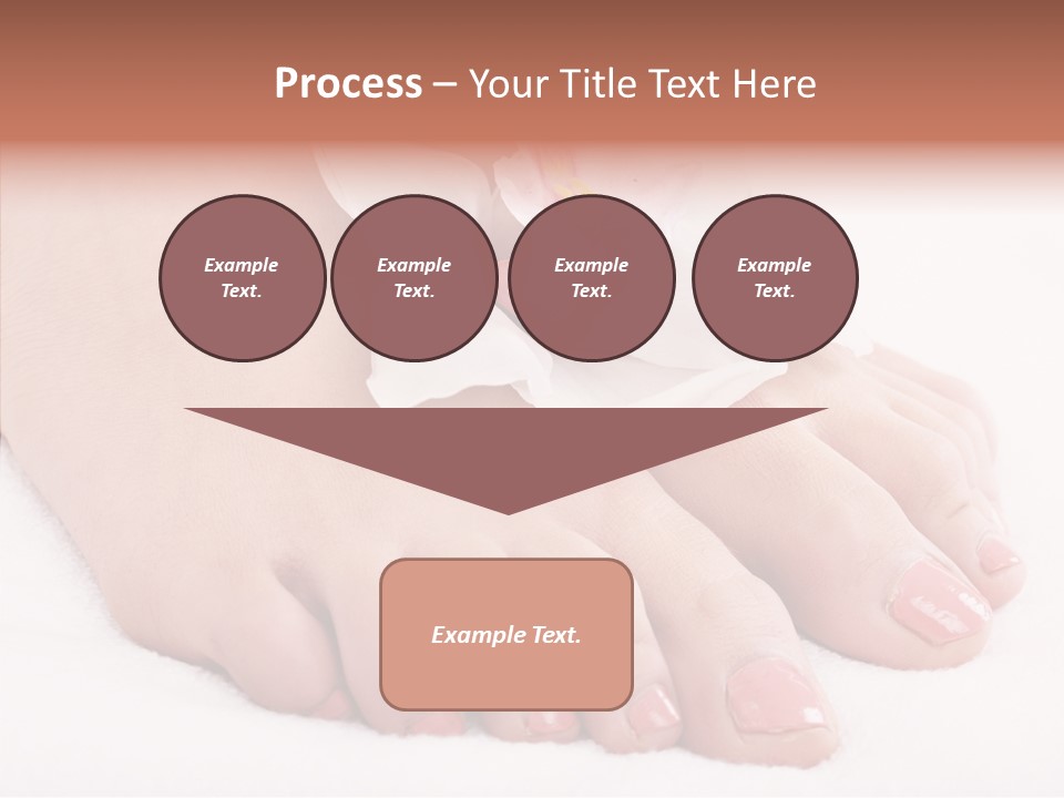 Beauty Toes Foot PowerPoint Template