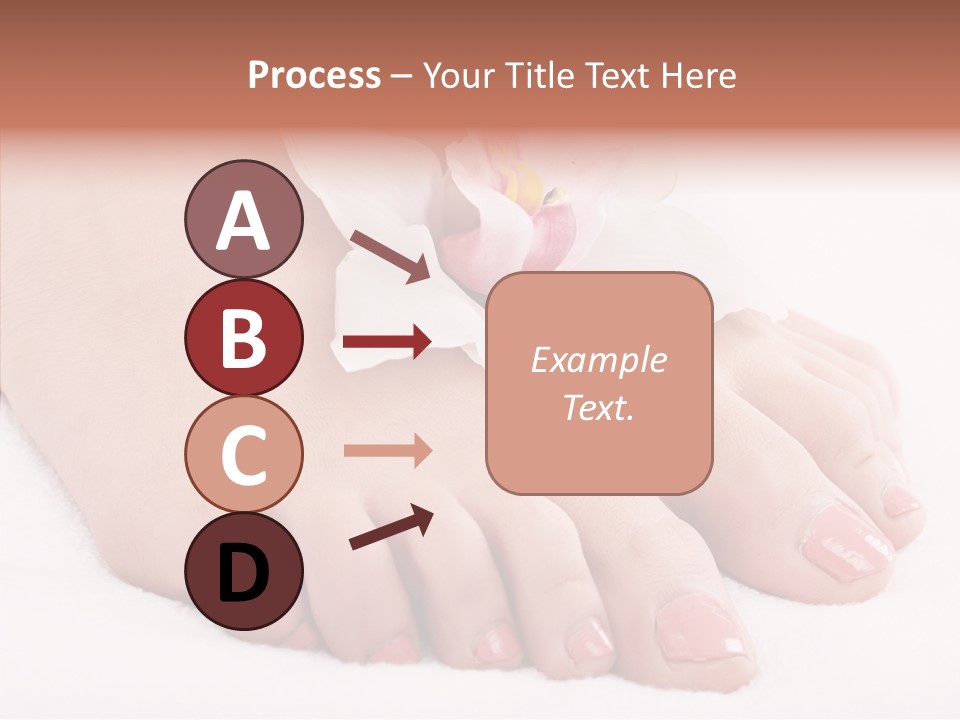 Beauty Toes Foot PowerPoint Template