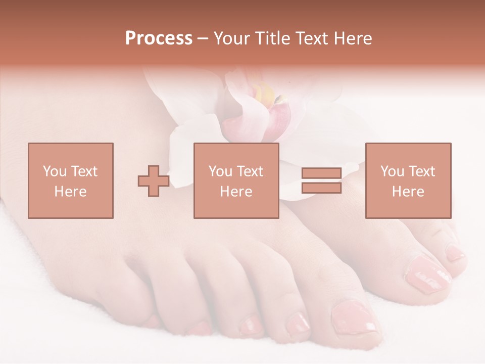 Beauty Toes Foot PowerPoint Template