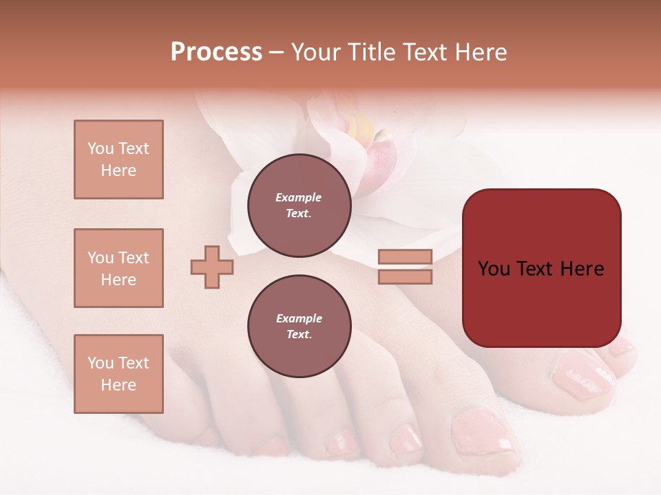 Beauty Toes Foot PowerPoint Template