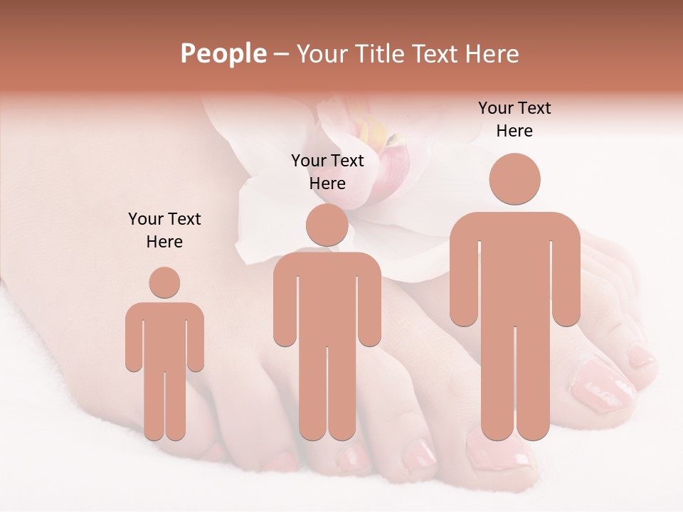 Beauty Toes Foot PowerPoint Template
