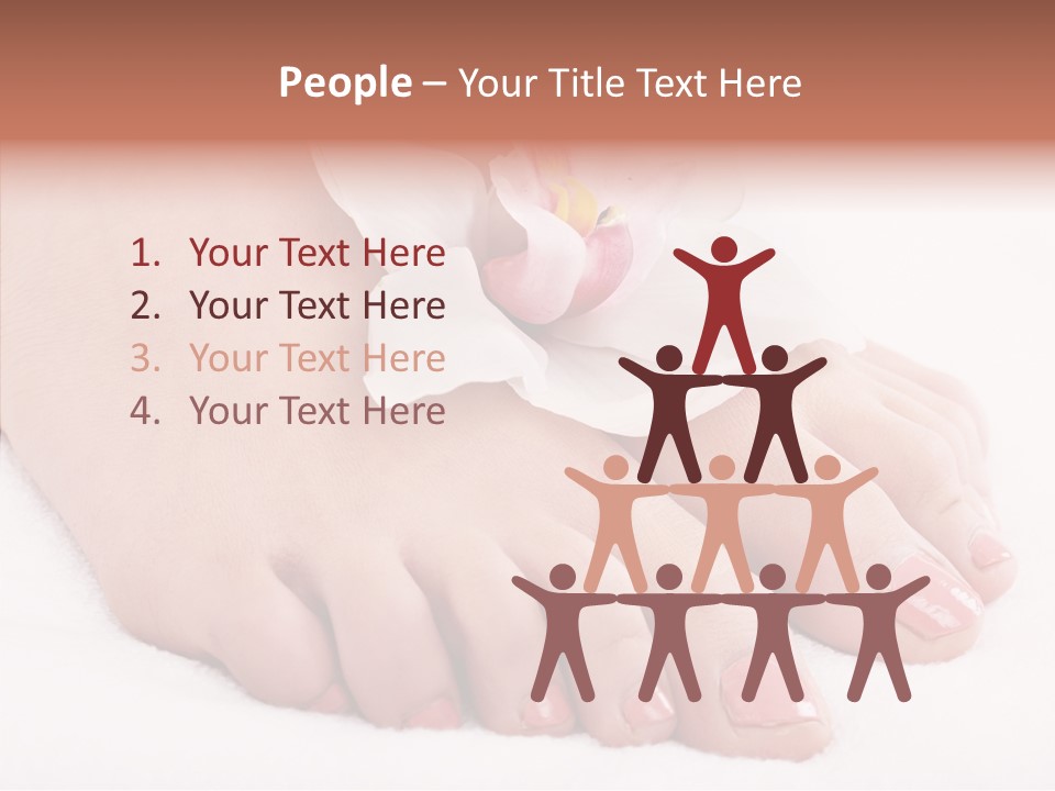 Beauty Toes Foot PowerPoint Template