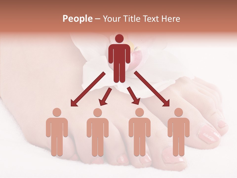 Beauty Toes Foot PowerPoint Template