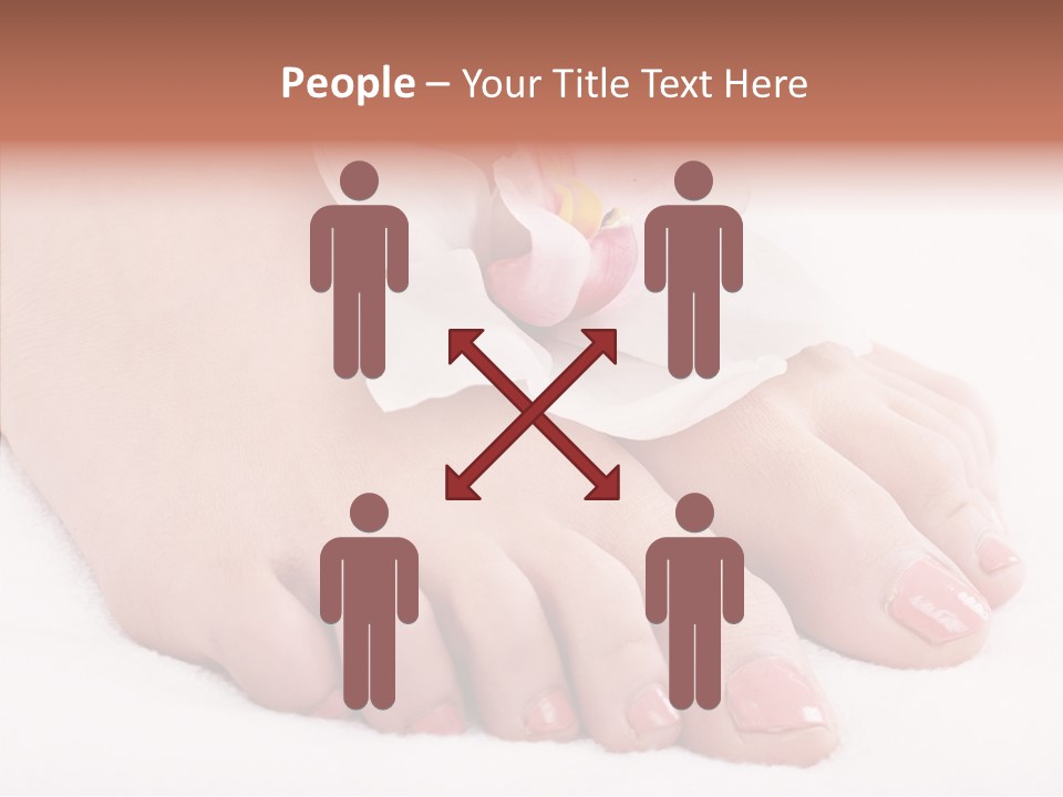 Beauty Toes Foot PowerPoint Template