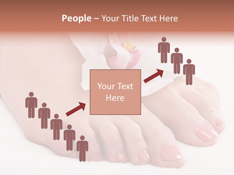 Beauty Toes Foot PowerPoint Template