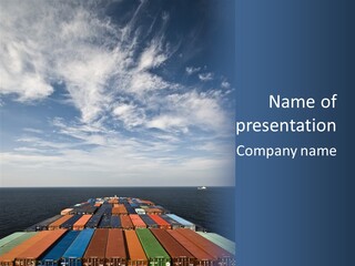 Colors Store Stack PowerPoint Template