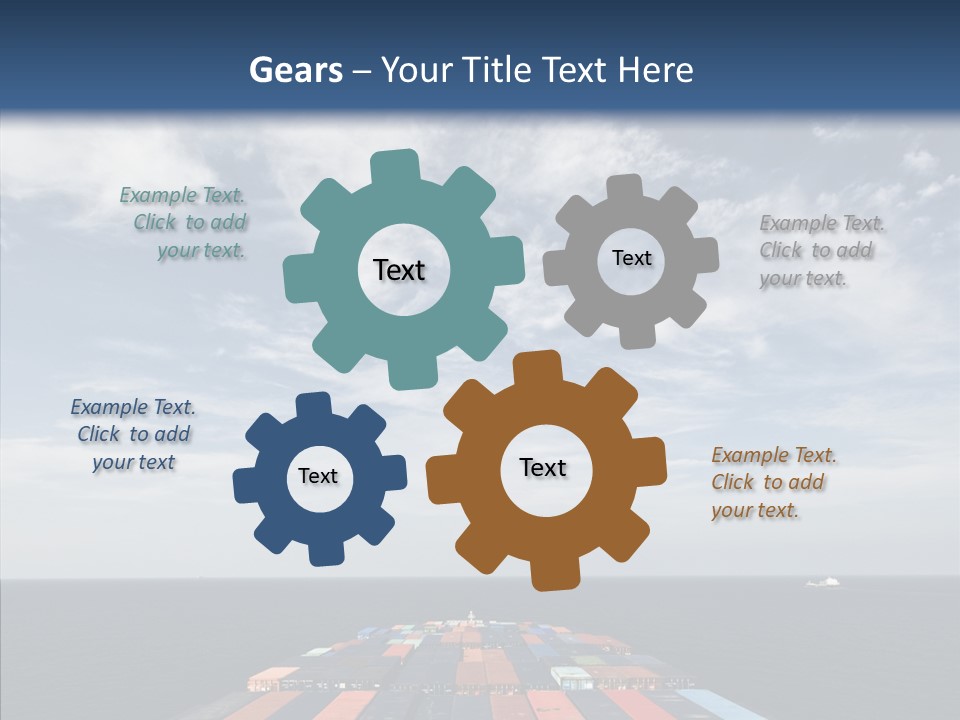 Colors Store Stack PowerPoint Template