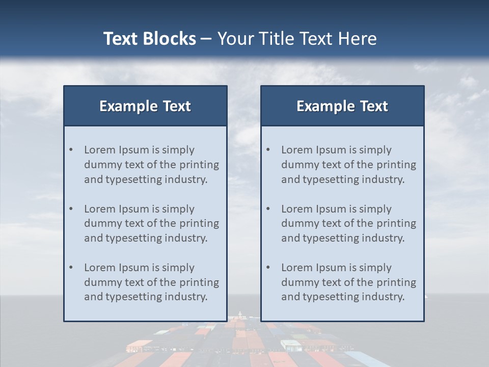 Colors Store Stack PowerPoint Template