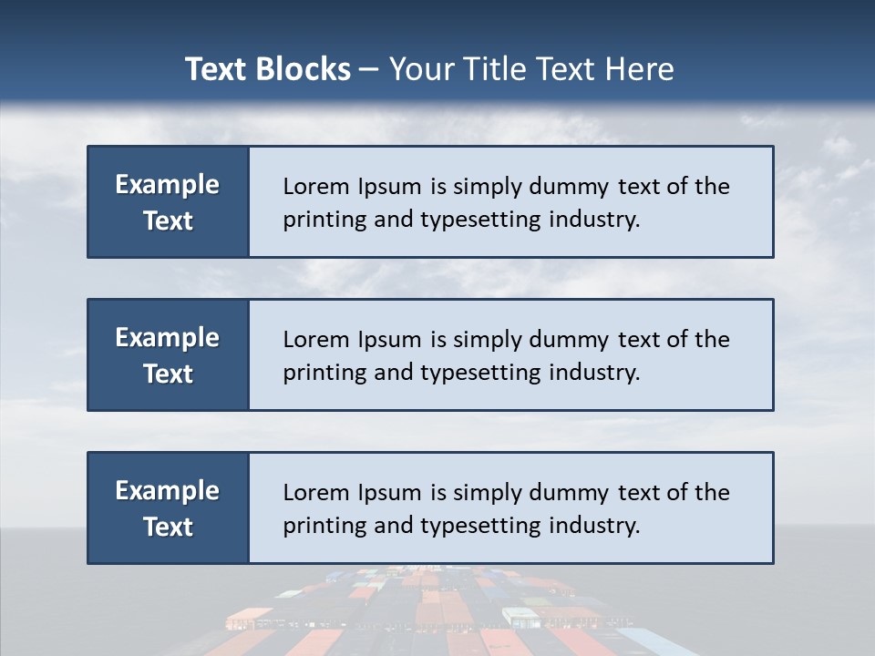 Colors Store Stack PowerPoint Template