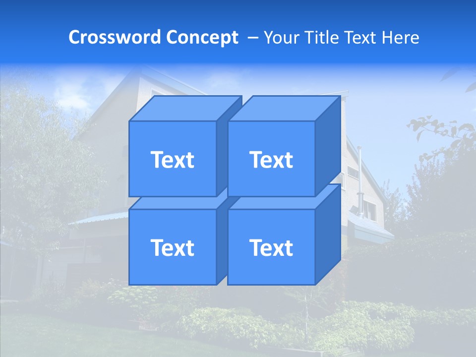 Windows Large Angles PowerPoint Template