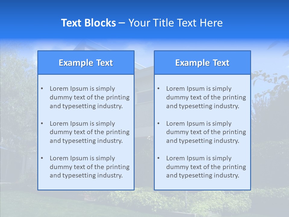 Windows Large Angles PowerPoint Template