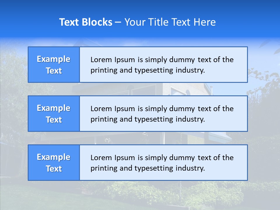 Windows Large Angles PowerPoint Template