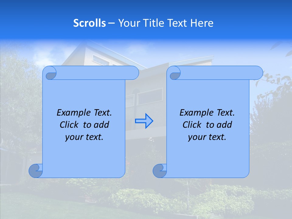 Windows Large Angles PowerPoint Template