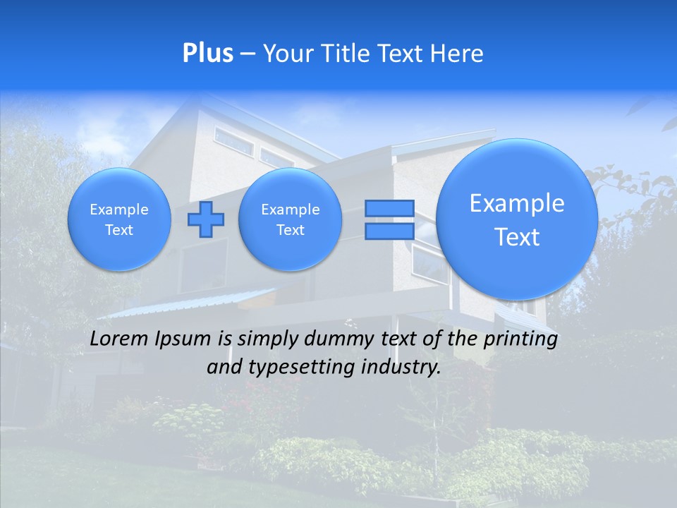 Windows Large Angles PowerPoint Template