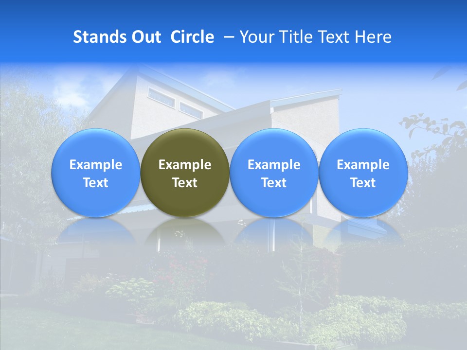 Windows Large Angles PowerPoint Template