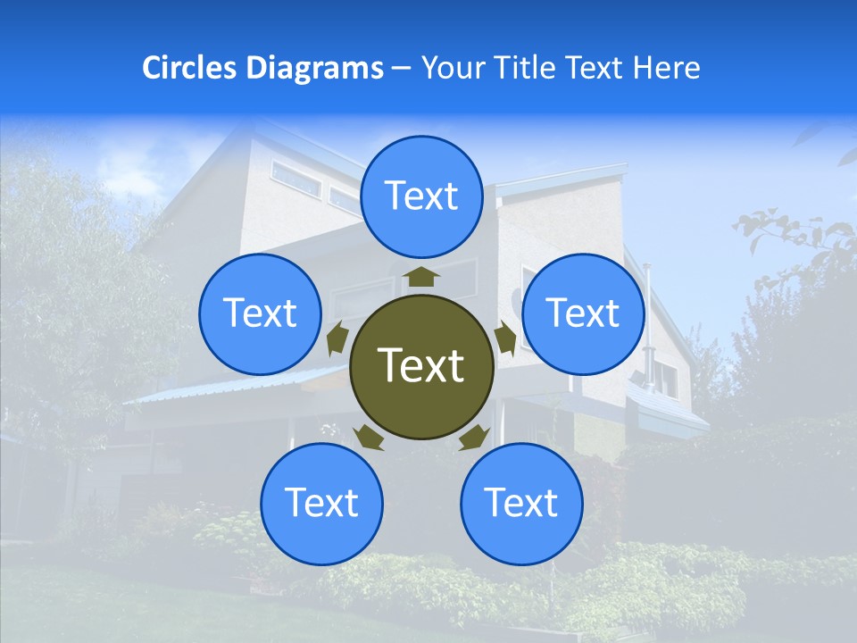 Windows Large Angles PowerPoint Template