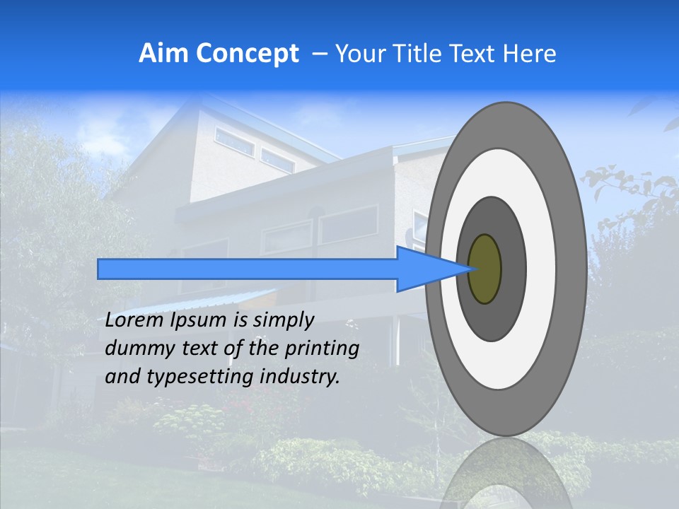 Windows Large Angles PowerPoint Template