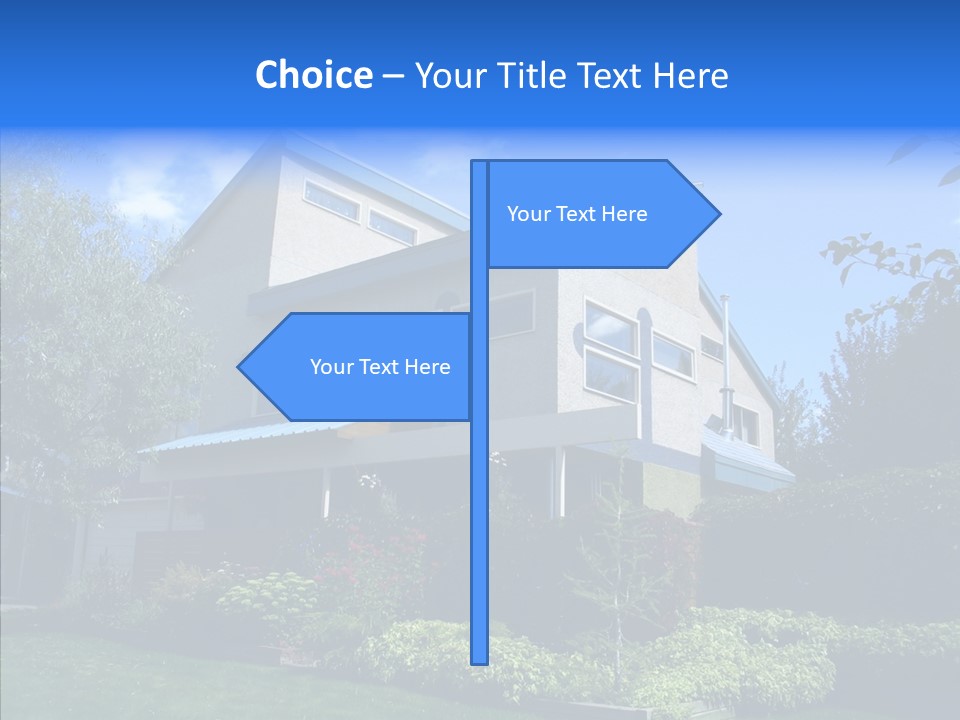 Windows Large Angles PowerPoint Template
