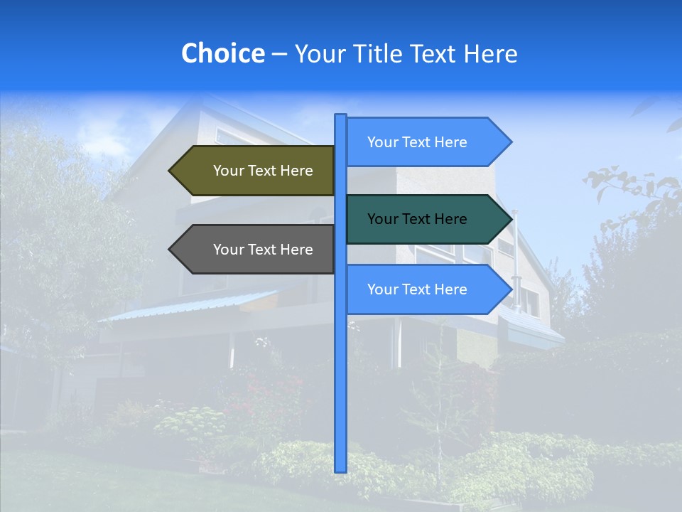 Windows Large Angles PowerPoint Template