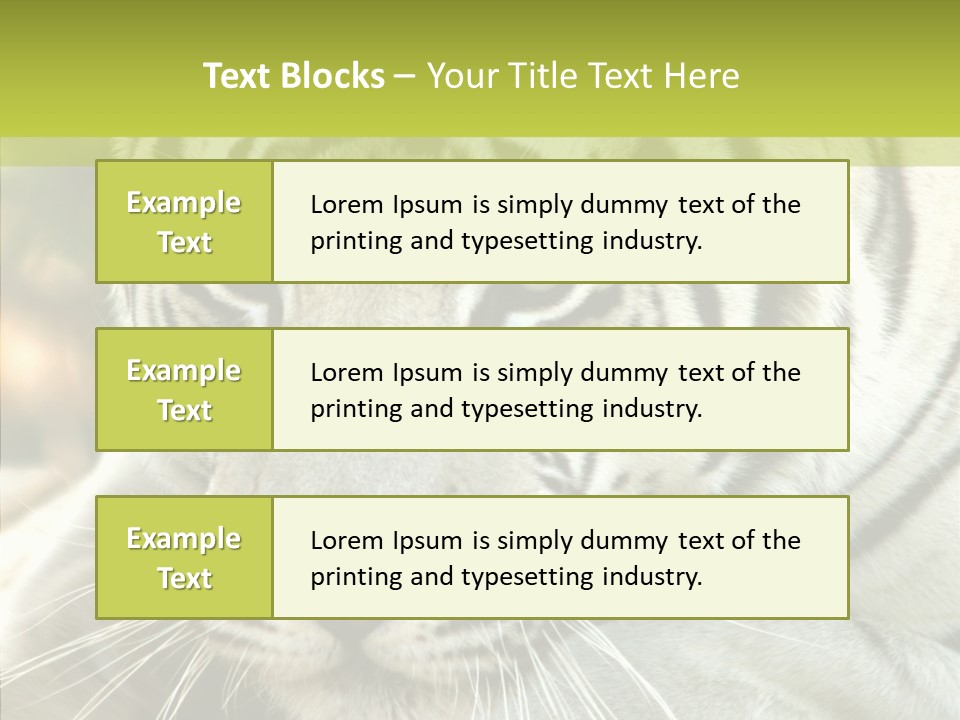 White Cat Exotic PowerPoint Template