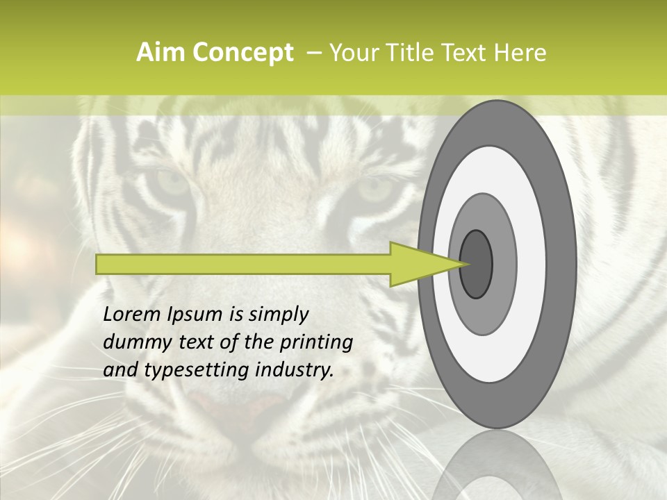 White Cat Exotic PowerPoint Template