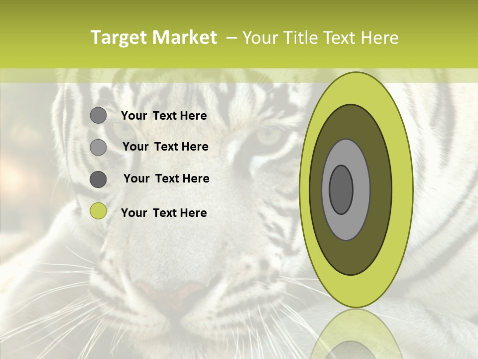 White Cat Exotic PowerPoint Template