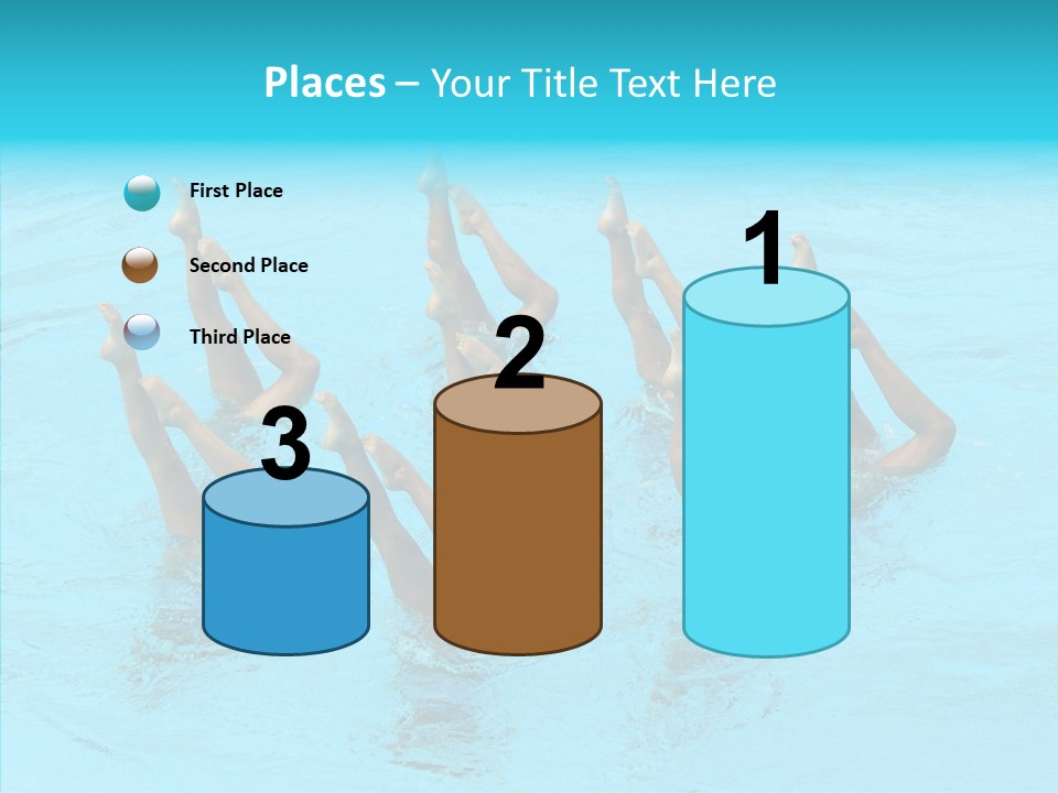 Group Teamwork Girls PowerPoint Template