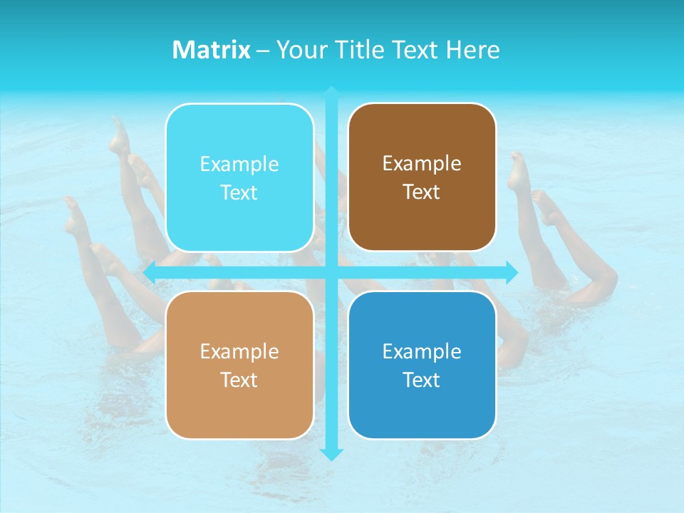 Group Teamwork Girls PowerPoint Template