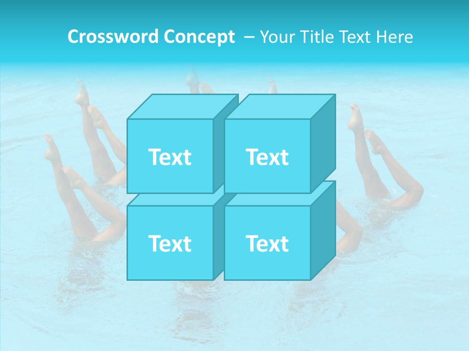 Group Teamwork Girls PowerPoint Template