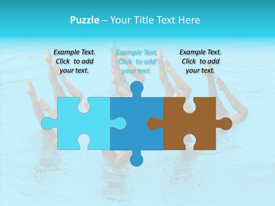 Group Teamwork Girls PowerPoint Template