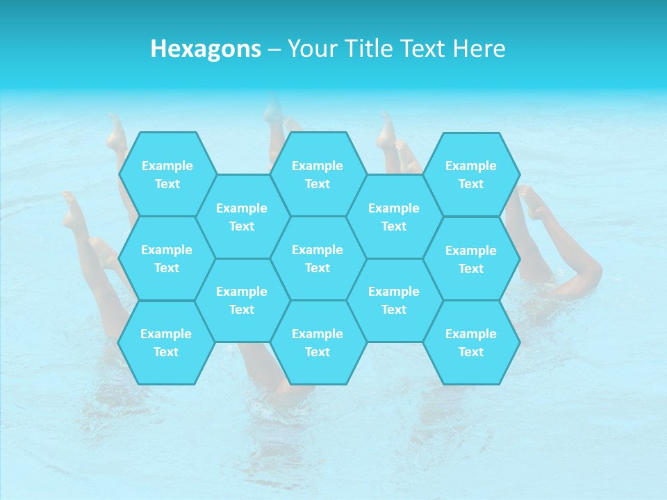 Group Teamwork Girls PowerPoint Template