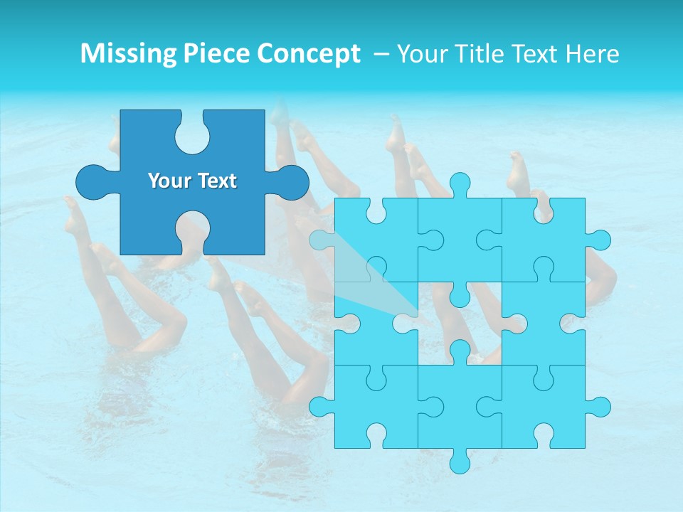 Group Teamwork Girls PowerPoint Template