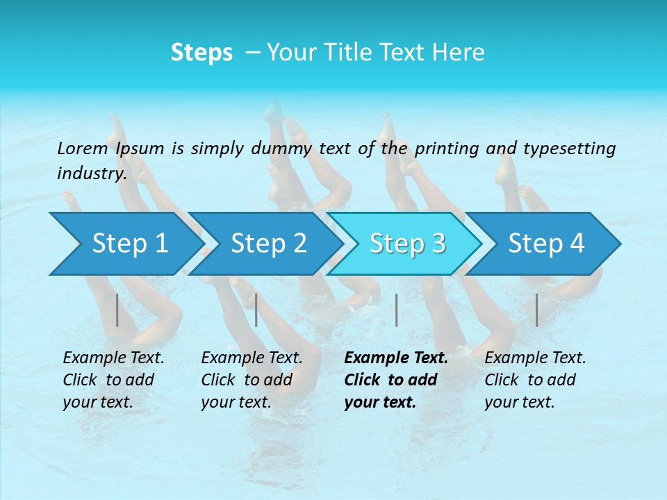 Group Teamwork Girls PowerPoint Template