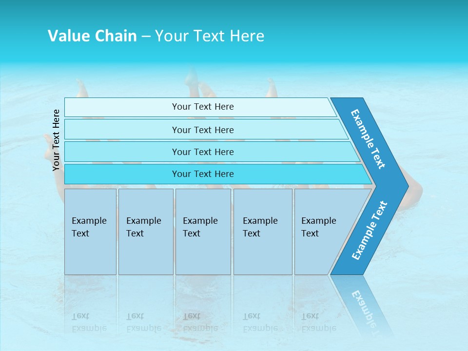 Group Teamwork Girls PowerPoint Template