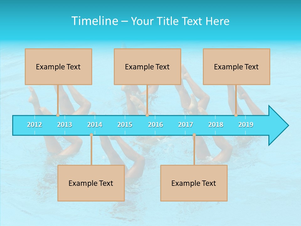 Group Teamwork Girls PowerPoint Template
