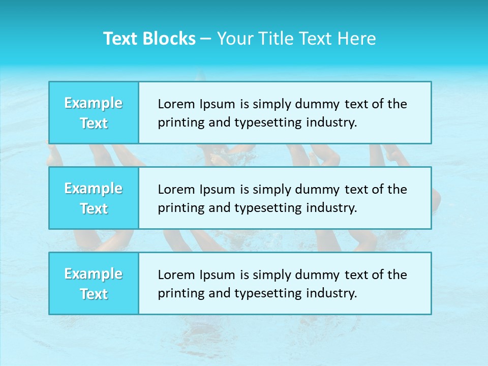 Group Teamwork Girls PowerPoint Template