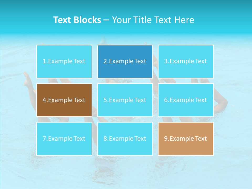 Group Teamwork Girls PowerPoint Template