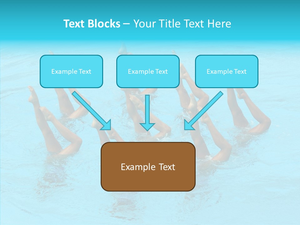Group Teamwork Girls PowerPoint Template