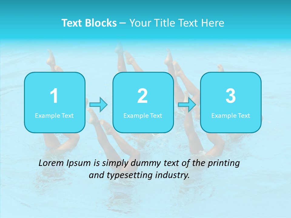 Group Teamwork Girls PowerPoint Template